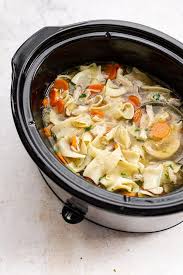 The best homemade chicken noodle soup! Crockpot Chicken Noodle Soup Salt Lavender