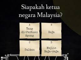 Kalau gelar kepala negara filipina adalah presiden, sama seperti indonesia, amerika, dan negara negara lain yang kepala negaranya bergelar presiden. Unit 7 Yang Di Pertuan Agong Quiz