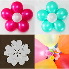 10pcs Combine 5 Balloons To Flower Shape Balloon Seal Clips Party Decoration Baloon Decorations Balloon Flowers Balloon Decorations
