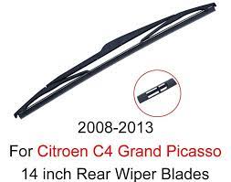 Best Price Front Amp Rear Wiper Blades For Citroen C4 Grand Picasso 2008 2009 2010 2011 2012 2013 Windshield W Wiper Blades Windscreen Wipers Car Accessories