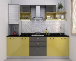 straight modular kitchens