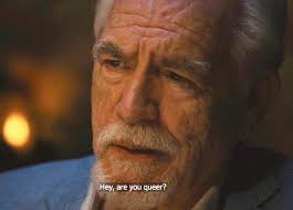 Logan Roy meets Young Abdi, a short story in two photos.