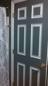 Painted Bathroom Door Same Color As Walls With White Trim Bathroom Doors Painted Bedroom Doors Painted Doors