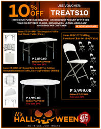 Home Restaurant Furniture Sale Lazada S Halloween Promo Take 10 Off Discount On Sumo Folding Tables Ch Furniture Promo Restaurant Furniture Furniture Sale