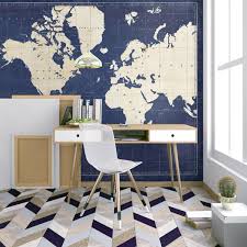 A wall with strict symmetry. Vintage Map Wallpaper Pantone Blue Pantone 2020 Blue Accent Walls Mural Wallpaper Wallpaper Accent Wall