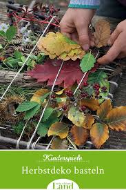 Mit Kindern Herbstdeko Basteln Herbstdeko Herbst Gemalde Basteln