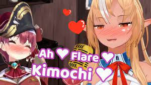 Marine Can't Stop Moaning When Flare Touching Her~ (Hololive) - YouTube