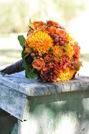 Get the look for your fall wedding centerpiece with just a few silk flowers from afloral.com. 17 Bold And Beautiful Burnt Orange Bridal Bouquets Inspiration And Advice To Plan The Perfect Wedding