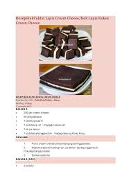 Kek coklat moist yang dimasak secara kukus dengan lapisan cheese ni antara menu yang wajib dicuba oleh penggemar cheese. Resepi Kek Coklat Lapis Cream Cheese