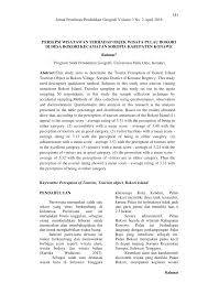 Check spelling or type a new query. Pdf Persepsi Wisatawan Terhadap Objek Wisata Pulau Bokori Di Desa Bokori Kecamatan Soropia Kabupaten Konawe
