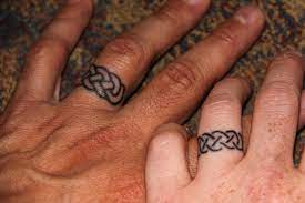 Pin By Michelle Gomez On My Style Wedding Band Tattoo Tattoo Wedding Rings Anniversary Tattoo