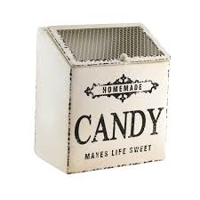 Same day delivery 7 days a week £3.95, or fast store collection. Decorative Antique Tin Candy Container Metal Storage Box Vintage Farmh Treasuregurus