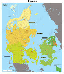 Oude denemarken kaart print, denemarken kunst aan de muur, denemarken kunst print, denemarken muur kaart, deense geschenken. Digitale Basis Regio Kaart Van Denemarken 12 Kaarten En Atlassen Nl