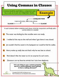 Master The Comma Comma Worksheets For 3rd Graders Education Com
