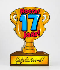 Trofee Kaart 17 Jaar Feestbazaar Nl
