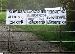 An example of to trespass is to walk onto private land to hunt. Trespasser Wikipedia