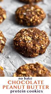 Healthy No Bake Protein Cookies Vegan Recipe Quick Healthy Desserts Protein Cookies Protein Powder Cookies