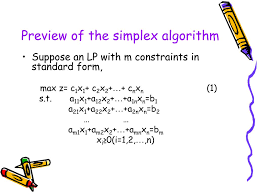 Ppt The Simplex Algorithm Powerpoint Presentation Free Download Id 518004