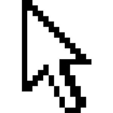 Mouse Pointer Cursor Papan Warna Desain Fotografi Pemula