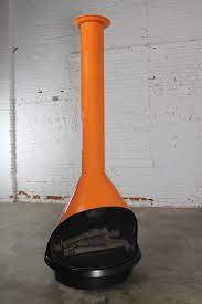 Maybe you would like to learn more about one of these? Mid Century Electric Cone Shaped Freestanding Fireplace Indian Orange By Sears At 1stdibs