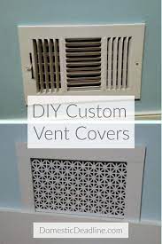 Upgrade unsightly forced air vents with a classic, rich, custom appearance that will bring subtle charm to any room in your home. How To Make Custom Air Vent Covers Domestic Deadline Diy Home Improvement Vent Covers Diy Home Improvement Projects