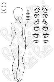Female Anime Base 100 Points By Reidkometa On Deviantart How to draw anime though anime eyes are not that difficult to draw they do have a lot of variations based on different states. female anime base 100 points by