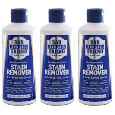 Spring cleaning or everyday use, it becomes taxing to get those pesky stains out of every surface. Bar Keepers Friend Universal Multi Surface Cleaner Stain Remover Powder Pack Of 3 250g Buy Online In Qatar At Qatar Desertcart Com Productid 49110978
