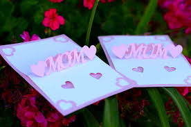 Apply glue on the card (into the rectangle marked with glue). Simple Handmade Mother S Day Popup Card Tutorial Creative Pop Up Cards