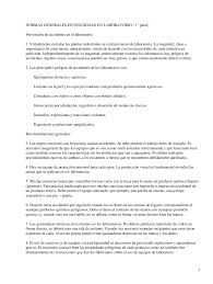 Use el servicio de recolección de desechos del hogar o los centros permanentes para tanques y cilindros que no están vacíos. Apuntes Sobre Las Normas De Seguridad En Laboratorio Docsity