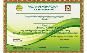 Format piagam penghargaan siswa berprestasi belajar.doc, lihat; Osis Dwi Pangga Contoh Piagam Penghargaan Cute766