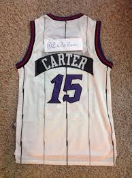 One of the nba's dunking pioneers, vince carter will always have. Vince Carter Toronto Raptors Jersey White Logo Throwback Size M Medium 15 Nike 1722255146