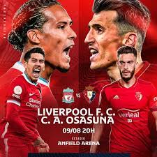 2 days ago · osasuna juega este lunes 9 de agosto a las 20 horas en anfield frente al liverpool en un partido que podrá seguirse por televisión en vamos (movistar+). C A Osasuna Will Play Against Liverpool F C In Anfield Stadium Ca Osasuna Web Oficial