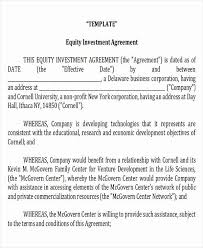Investment Agreement Template Free New Sample Investment Contract Agreements 10 Examples In In 2020 Contract Template Investing Contract Agreement