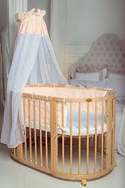 Comfortbaby C Kinder Baby Bett Oval 5 In 1 Aus Buche Massivholz Nutzbar Als Kinderbett Laufgitter Minibett Inkl Hi Kinder Bett Kinderbett Babybett
