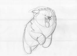 Skunk Burning Tires Hand Drawn Concept Art For Tomm Moore S Song Of Song Of The Sea Concept Art Characters Art