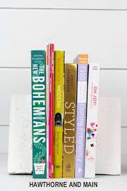 This diy bookend ideas application provides many reference images that you can choose for your. 30 Easy Diy Bookends Ideas In 2020