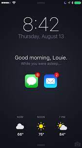 Here S A Former Apple Designer S Brilliant Idea For Reinventing The Iphone S Lock Screen Iphone App Layout App Layout Lockscreen Ios