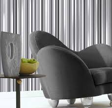 Grey stripe wallpaper lille by laura ashley bedroom (kwood. 30 Striped Wallpaper Designs To Inspire You