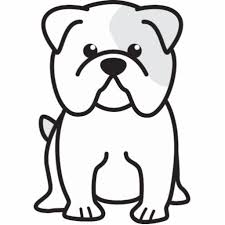 Black And White Bulldog Cartoon Bulldog Dog Cartoon Statuette Zazzle Com Bulldog Cartoon Cartoon Dog Bulldog Dog
