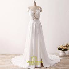 Discover fab floaty dresses fit for a queen and keep it cool in classic black chiffon dresses to make 'em sweat. Chiffon Wedding Dress With Lace Cheaper Than Retail Price Buy Clothing Accessories And Lifestyle Products For Women Men