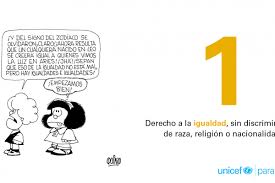 Los derechos del niño (o derechos de la infancia) son derechos que poseen los niños, niñas y adolescentes por la simple razón de nacer. 10 Derechos Fundamentales De Los Ninos Por Quino Unicef