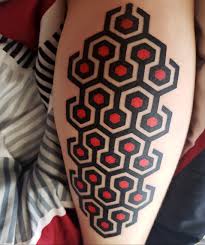 The carpet was in a small lobby of a vancouver hotel as an art installation. My Shining Carpet Pattern Tattoo Stanleykubrick