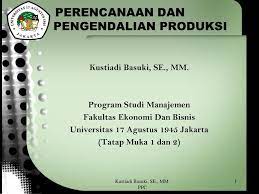 Perencanaan Dan Pengendalian Produksi Ppt Download