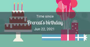 January february march april may june july august september october november december. Birthday Countdown Time Since Jun 22 2021 Started