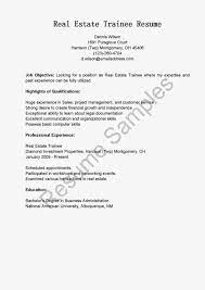 The following are the courses for the national association of residential property managers. Real Estate Trainee Resume Sample Resume Objective Resume Real