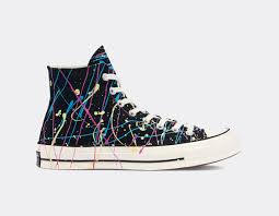 Give them exactly what they want with a converse gift card. Converse Chuck 70 High Archive Paint Splatter Black 170801c 001