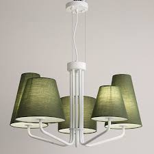 Ll sélection de lustres commandez en ligne sur maisons du monde livraison gratuite en boutique.pour harmoniser la décoration de votre pièce, il est important de bien choisir vos lustres. Lustre 5 Lampes En Tissu D76cm Pour Salon Cuisine