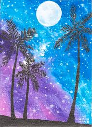 The Moonlight And The Palms Drawing By Leticia Mesa That this drama was elevated by every moonlight drawn by clouds from the original author's point of view. the moonlight and the palms by leticia mesa