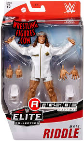 Our range of wwe toys and figures changes frequently with new release superstars and crowd favourites the elite range is also 12 inch with more detail on each figure and is highly collectible. Matt Riddle Wwe Elite 78 Wwe Toy Wrestling Action Figure Wwe Elite Wwe Figures Wwe
