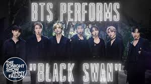 I have no idea on what to write here expect hello. Bts S Outfits For Their Black Swan Performance On The Tonight Show Starring Jimmy Fallon Inkistyle